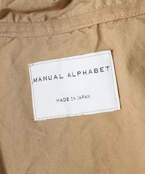 417 EDIFICE（フォーワンセブンエディフィス）の「MANUAL ALPHABET