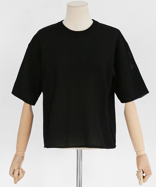 DHOLIC（ディーホリック）の「4COLORSショートスリーブニットTシャツ（Tシャツ/カットソー・レディース・FREE）」の2枚目の写真