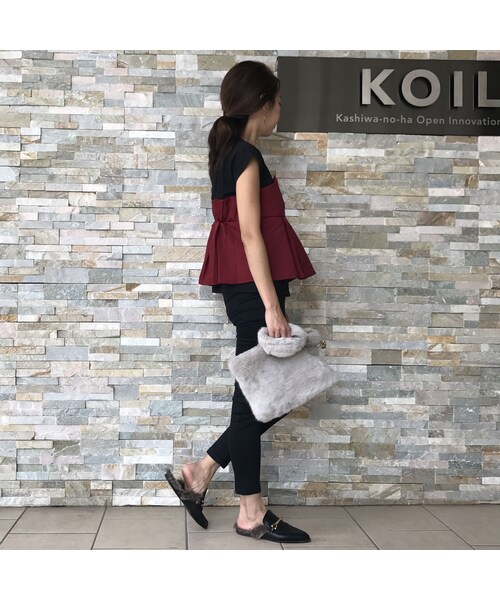 copine(コピン)の「タックフレアビスチェドッキングTシャツ(2color)【クリックポスト対象商品】(Tシャツ/カットソー・レディース・その他)」の13枚目の写真