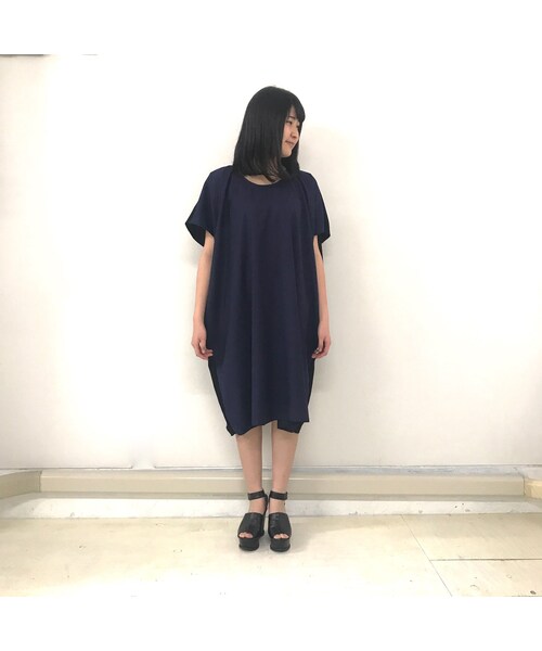 NICK NEEDLES（ニックニードルズ）の「NICK NEEDLES / BI COLOR DRESS（ワンピース・その他）」の2枚目の写真