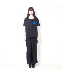 NICK NEEDLES | NICK NEEDLES / COTTON LINEN WIDE PANTS / BLACK(その他パンツ)
