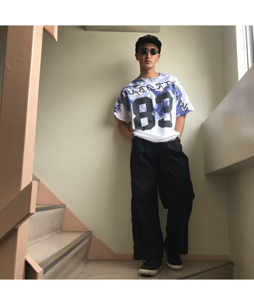 NICK NEEDLES（ニックニードルズ）の「NICK NEEDLES / COTTON LINEN WIDE PANTS / BLACK（その他パンツ・その他）」の11枚目の写真