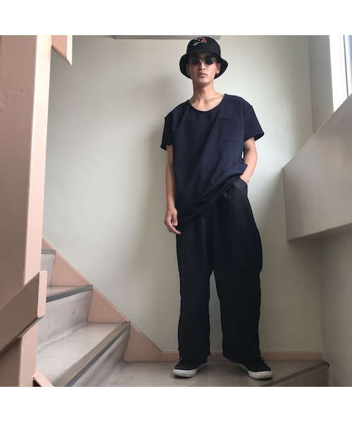 NICK NEEDLES（ニックニードルズ）の「NICK NEEDLES / COTTON LINEN WIDE PANTS / BLACK（その他パンツ・その他）」の10枚目の写真