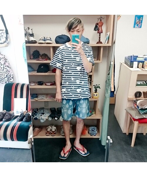 go slow caravan(ゴースローキャラバン)の「go slow caravan ゴースローキャラバン USコットンボーダーTEE (ユニセックス)(Tシャツ/カットソー・メンズ・その他)」の6枚目の写真