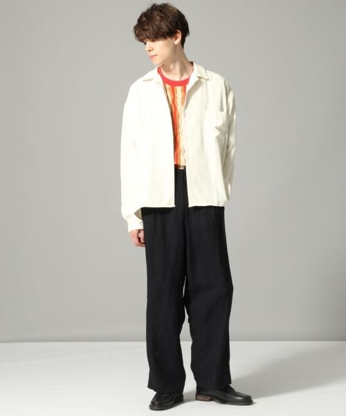 HARE(ハレ)の「アフリカンパターンカットソー(トップス・グレー/ベージュ/イエロー)」の7枚目の写真