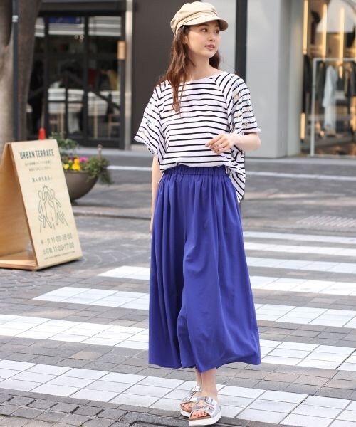 GLOBAL WORK＊グローバルワーク＊ギャザーマキシスカーチョ GLOBAL WORK（グローバルワーク）の「ギャザーマキシスカーチョ