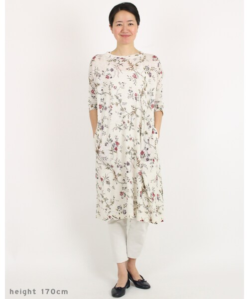 新品タグ付き》ZARA ザラ フラワープリント ガーゼ ワンピース