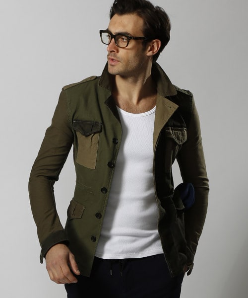 CAMBIO（カンビオ）の「1843 cs38h-M44 field shirts jacket 