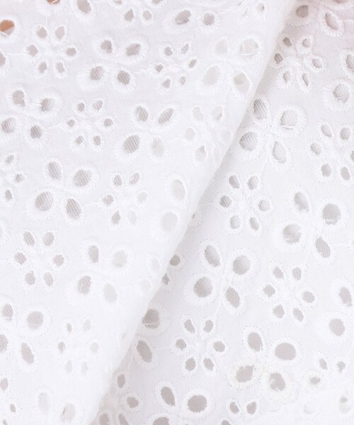 LIMITLESS LUXURY（リミットレスラグジュアリー）の「コットンレースプルオーバー（トップス・ホワイト/フリー/在庫あり）」の11枚目の写真