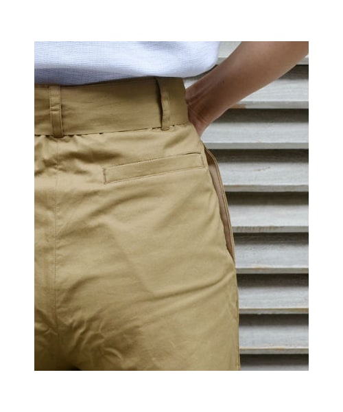 RED CHOP WORKS（レッドチョップワークス）の「(レッドチョップワークス）ウエストリボンパンツ（パンツ・レディース・キャメル・38）」の9枚目の写真