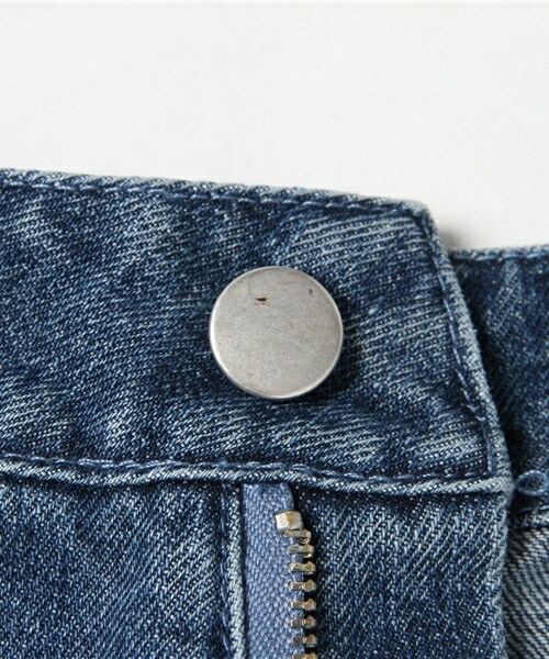 archives（アルシーヴ）の「配色ストレートデニムパンツ（デニムパンツ・レディース・ブルー/ロイヤルブルー・SMALL/MEDIUM）」の11枚目の写真