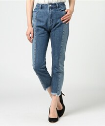 archives | 配色ストレートデニムパンツ(デニムパンツ)