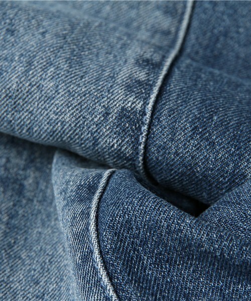 archives（アルシーヴ）の「配色ストレートデニムパンツ（デニムパンツ・レディース・ブルー/ロイヤルブルー・SMALL/MEDIUM）」の12枚目の写真