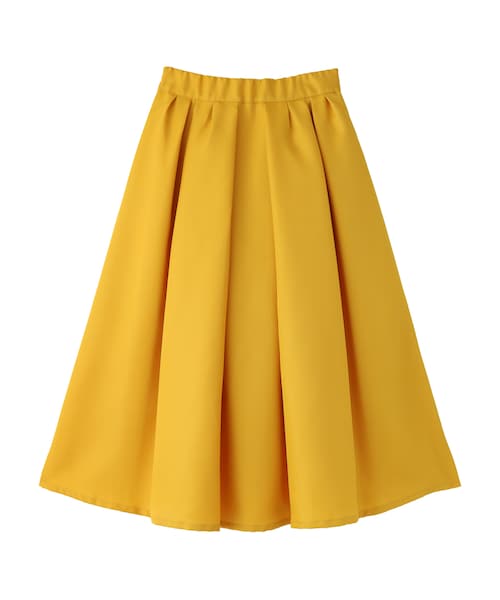 GRL（グレイル）の「タックフレアスカート（スカート・レディース・イエロー/濃いピンク/ブラック・M）」の2枚目の写真