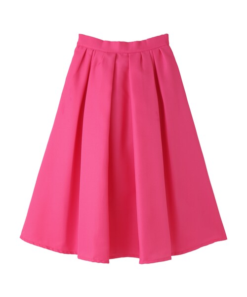 GRL（グレイル）の「タックフレアスカート（スカート・レディース・イエロー/濃いピンク/ブラック・M）」の3枚目の写真