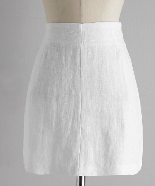 DHOLIC（ディーホリック）の「リネンミニマルスカート（スカート・レディース・S/M）」の2枚目の写真