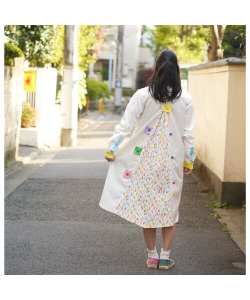 NIRAME.CO(ニラメッコ)の「パカテルカラーしゃつ ネイビーボーダー(ワンピース・レディース・その他)」の2枚目の写真