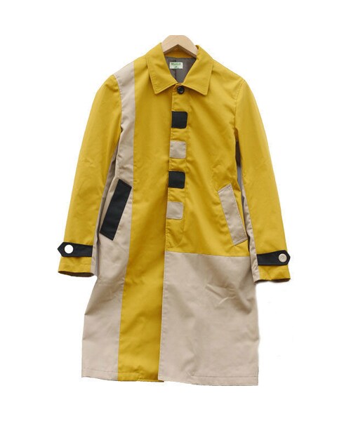 NIRAME.CO（ニラメッコ）の「スッテンテンカラーコート～イエロー～（ステンカラーコート・メンズ・その他）」の3枚目の写真