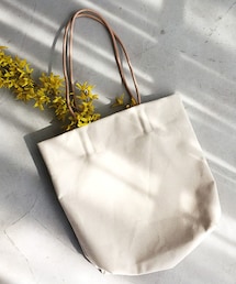 DHOLIC | レザーハンドルコットントートバッグ(トートバッグ)