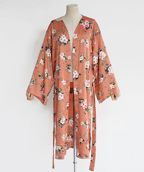 DHOLIC（ディーホリック）の「ストラップSETフローラルロングガウン（その他アウター・レディース・FREE）」の3枚目の写真