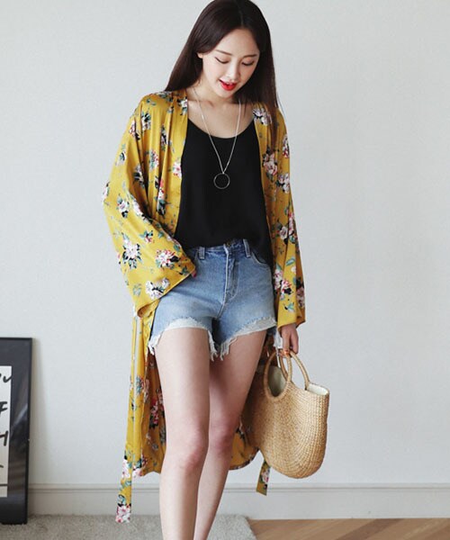 DHOLIC（ディーホリック）の「ストラップSETフローラルロングガウン（その他アウター・レディース・FREE）」の2枚目の写真