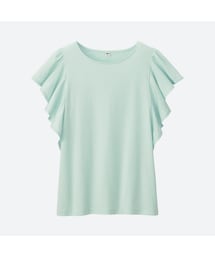 UNIQLO | フリルスリーブT(半袖)(Tシャツ/カットソー)