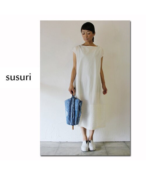 【Feel Lucky】susuri ワンピース susuri（ススリ）の「susuri ススリ コットンウェザータリス