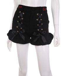 Bobon21 | フリルレースアップショーパン(その他パンツ)