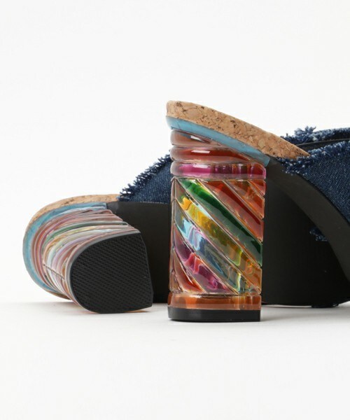 BABY PURE（ベイビーピュア）の「【EVOL】BABY PURE CANDYヒールクリアサンダル BI23236（サンダル・レディース・ホワイト系その他/ブラック系その他/ブルー/ライトブルー・S/M/L）」の11枚目の写真