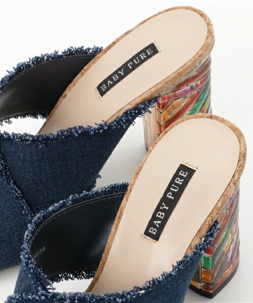 BABY PURE（ベイビーピュア）の「【EVOL】BABY PURE CANDYヒールクリアサンダル BI23236（サンダル・レディース・ホワイト系その他/ブラック系その他/ブルー/ライトブルー・S/M/L）」の10枚目の写真