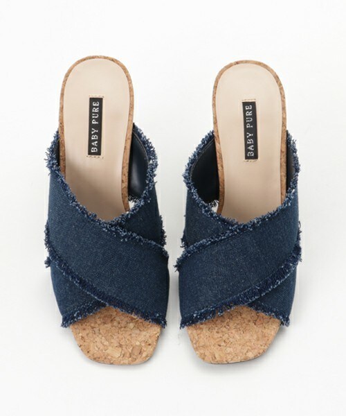 BABY PURE（ベイビーピュア）の「【EVOL】BABY PURE CANDYヒールクリアサンダル BI23236（サンダル・レディース・ホワイト系その他/ブラック系その他/ブルー/ライトブルー・S/M/L）」の8枚目の写真