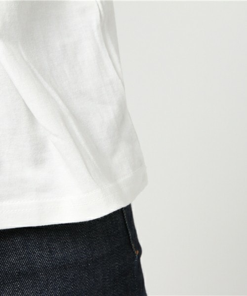 archives（アルシーヴ）の「コルセット風レースアップＴシャツ（Tシャツ/カットソー・レディース・オフホワイト/ブラック/サックスブルー・MEDIUM）」の9枚目の写真