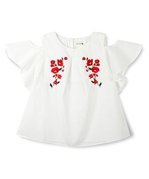 BRANSHES | カットオフショルダー刺繍ブラウス(シャツ/ブラウス)