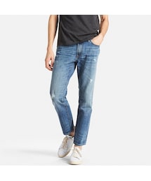 UNIQLO | レギュラーフィットダメージジーンズ(デニムパンツ)