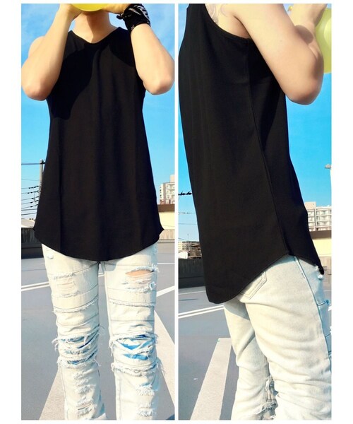 STORES.jp（ストアーズドットジェーピー）の「＊ラウンドロングタンクトップ＊（タンクトップ・メンズ・その他）」の6枚目の写真