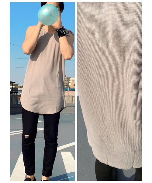 STORES.jp（ストアーズドットジェーピー）の「＊ラウンドロングタンクトップ＊（タンクトップ・メンズ・その他）」の7枚目の写真