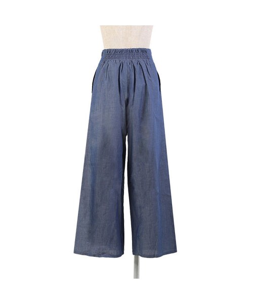 F i.n.t(フィント)の「フロントレースアップワイドパンツ/F&A(デニムパンツ・レディース・その他)」の4枚目の写真