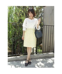 an another angelus | ジャガードパイピング使いスカート/an another angelus limited(スカート)