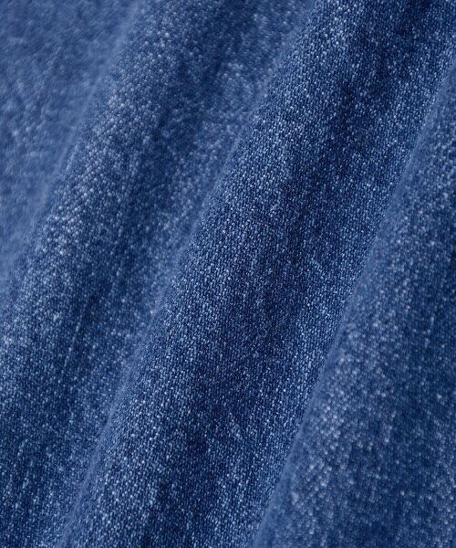 MAJESTIC LEGON（マジェスティックレゴン）の「後ろ刺繍デニムワイド（パンツ・レディース・ネイビー/サックス/ブルー・M/L）」の20枚目の写真