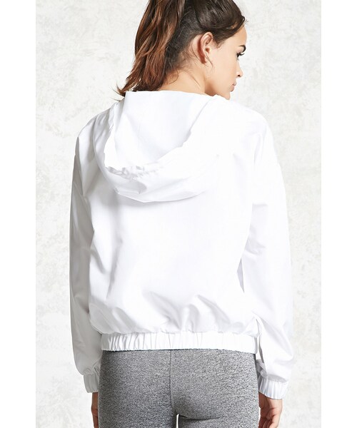 FOREVER 21（フォーエバー トゥエンティーワン）の「Vive Le Sportウインドブレーカー（その他・レディース・WHITE/BLACK・XS/S/M/L）」の3枚目の写真