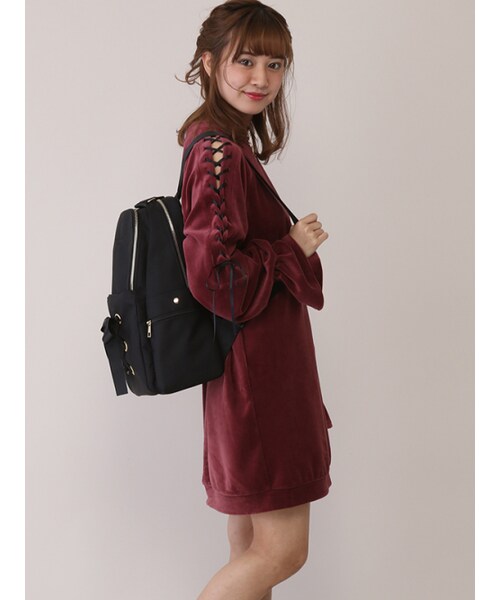 Honey Salon（ハニーサロン）の「2wayレースアップリュック（）」 - WEAR 