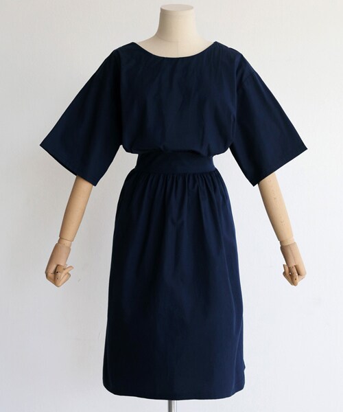 DHOLIC(ディーホリック)の「ウエストタイコットンワンピース(ワンピース・レディース・FREE)」の3枚目の写真