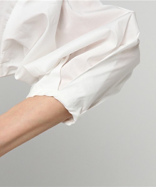 archives(アルシーヴ)の「タイプライターペプラムブラウス(シャツ/ブラウス・レディース・ホワイト/ブラック/マスタード・MEDIUM)」の9枚目の写真