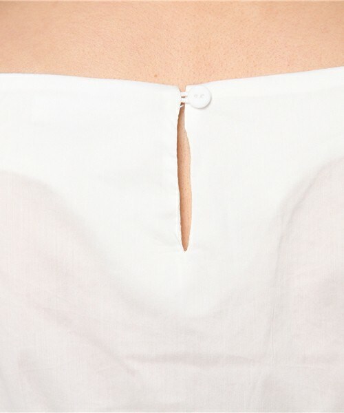 archives(アルシーヴ)の「タイプライターペプラムブラウス(シャツ/ブラウス・レディース・ホワイト/ブラック/マスタード・MEDIUM)」の8枚目の写真