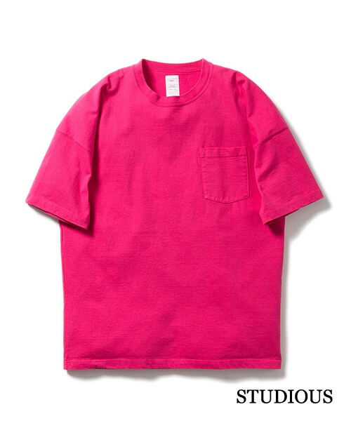 Name.（ネーム）の「GARMENT DYE OVERSIZED POCKET TEE（その他・メンズ・PNK/WHT/BLK・0/1）」の3枚目の写真