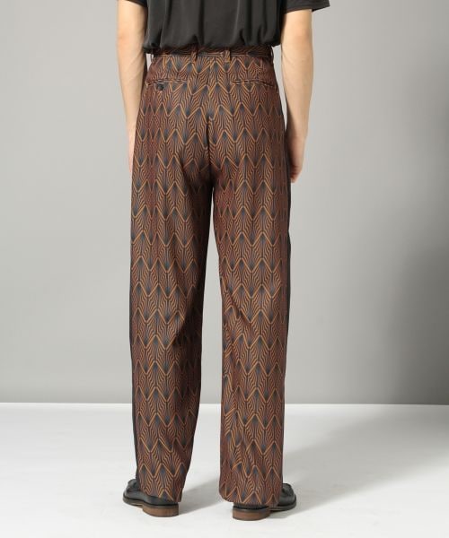 HARE（ハレ）の「クレイジーラインパンツ2（パンツ・オレンジ/ネイビー）」の9枚目の写真