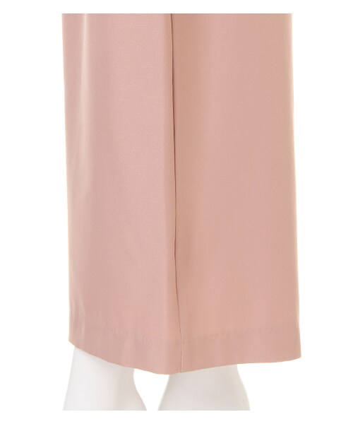 INGNI（イング）の「サッシュ付Peツイルワイドパンツ（パンツ・レディース・ｸﾞﾚｰｼﾞｭ/ﾋﾟﾝｸ/ﾏｽﾀｰﾄﾞ/ﾍﾞｰｼﾞｭ・M）」の7枚目の写真