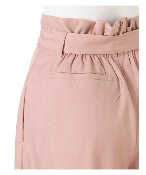 INGNI（イング）の「サッシュ付Peツイルワイドパンツ（パンツ・レディース・ｸﾞﾚｰｼﾞｭ/ﾋﾟﾝｸ/ﾏｽﾀｰﾄﾞ/ﾍﾞｰｼﾞｭ・M）」の6枚目の写真