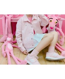 OLDMICKEY  | ボタンダウンポケットレタリング刺繍ジャケット(P000BKNF)(その他アウター)