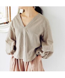 1 001 | 1 001(イチゼロゼロイチ) ストライプチュニックブラウス(シャツ/ブラウス)